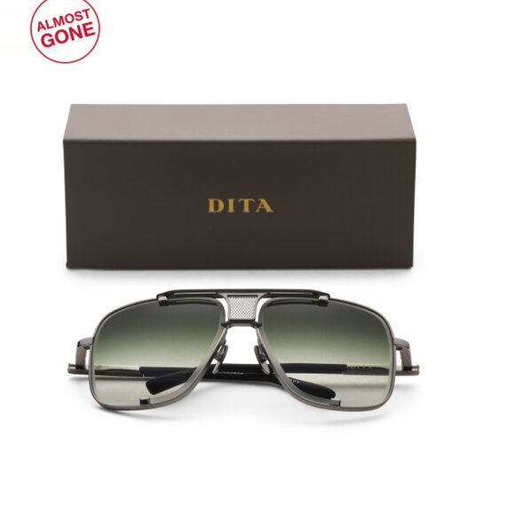 DITA Black 64mm Designer Sunglasses